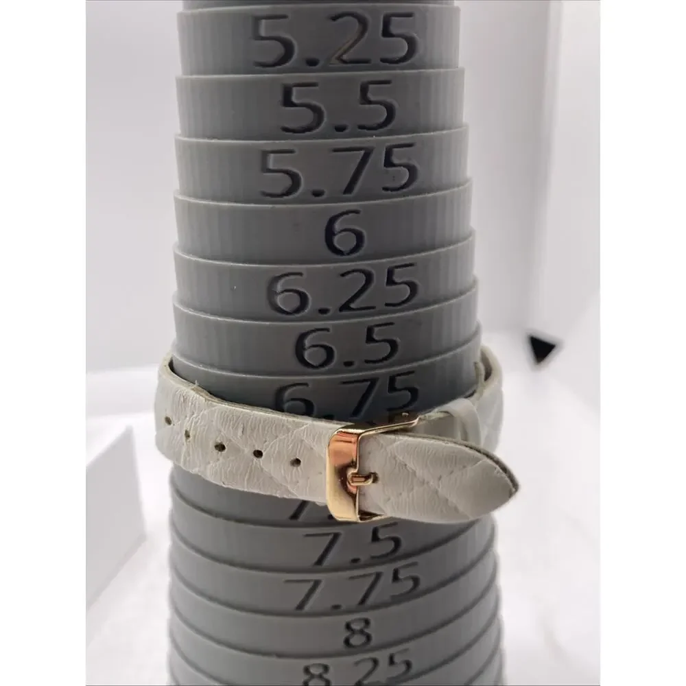 Vintage Womens Silver Tank Watch New Battery